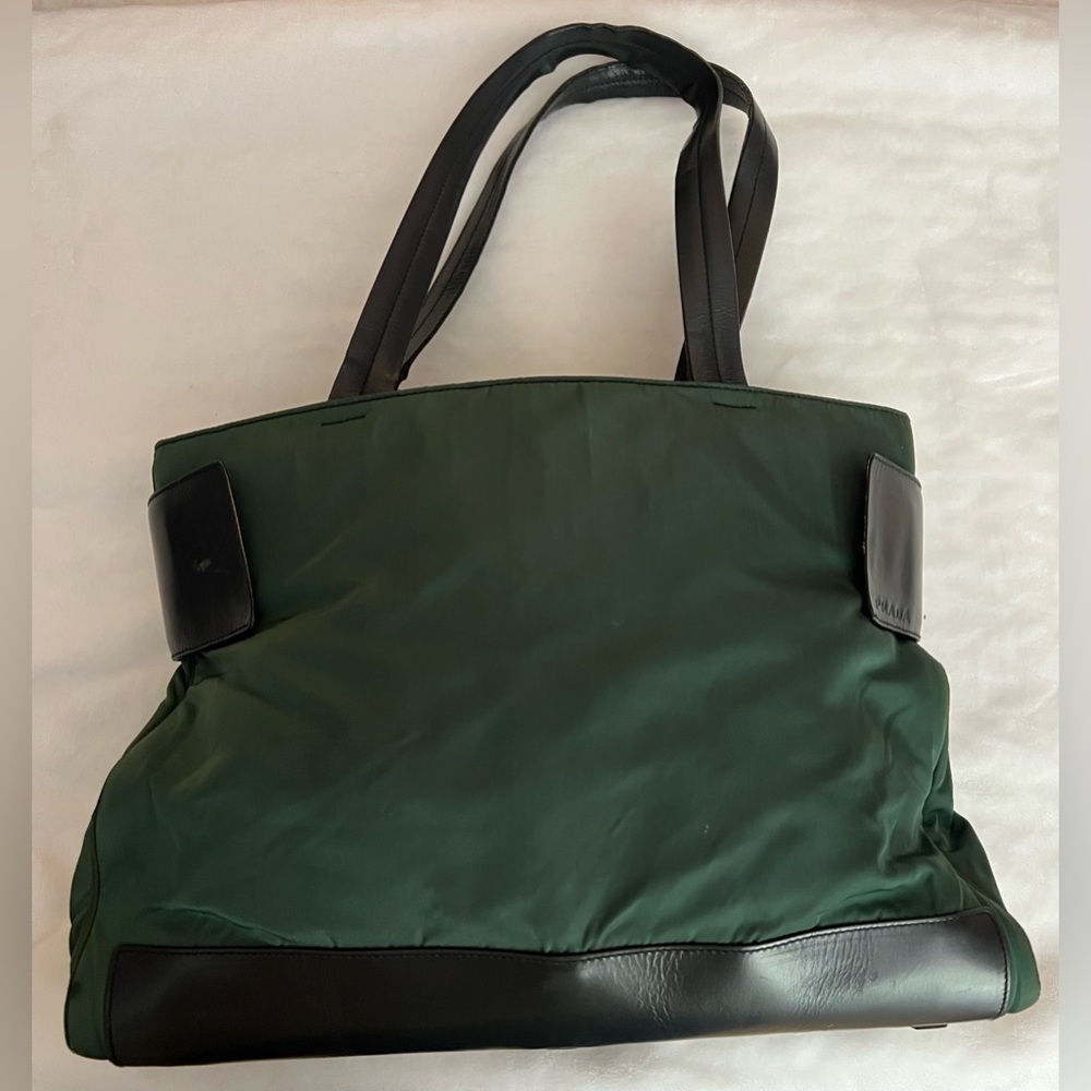 Prada Forest Green Canvas Bag - Picture 10 of 11